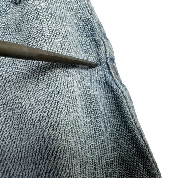 Willow + Root Womens High Rise Mom Fit Jeans Size 26 Distressed Light Wash Denim - Picture 7 of 11